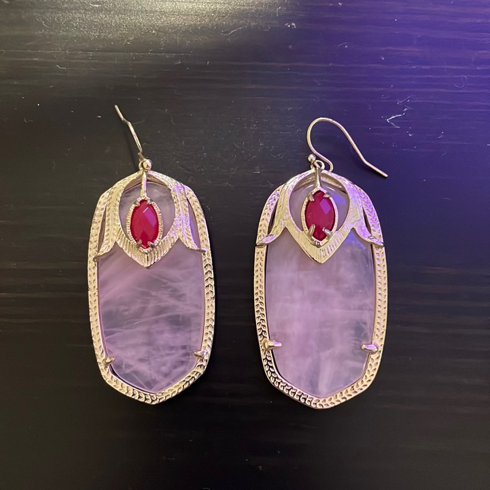 Pink Kendra Scott Earrings.